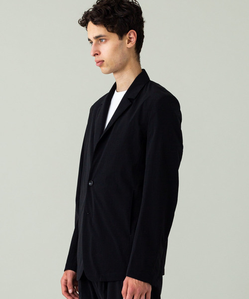 ATTACHMENT(アタッチメント)の「サイレントコーティングストレッチタフタテーラードジャケット(テーラードジャケット・メンズ・ブラック/カーキ・1/3/2)」の8枚目の写真