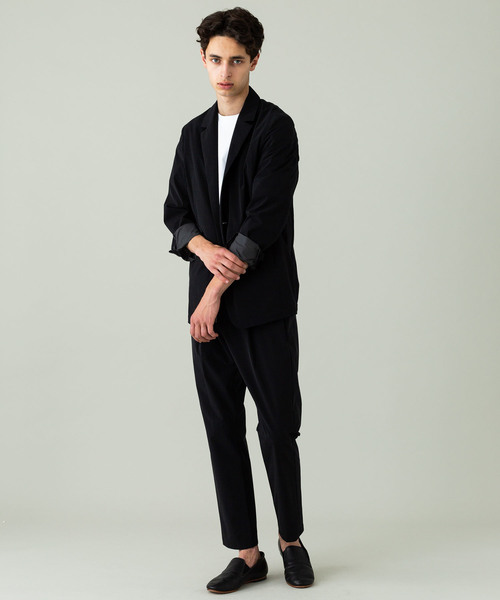 ATTACHMENT(アタッチメント)の「サイレントコーティングストレッチタフタテーラードジャケット(テーラードジャケット・メンズ・ブラック/カーキ・1/3/2)」の11枚目の写真