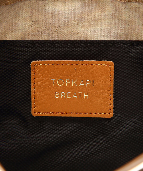 TOPKAPI  ボディバッグ TOPKAPI｜フェイクレザー ステッチワーク ボディバッグ