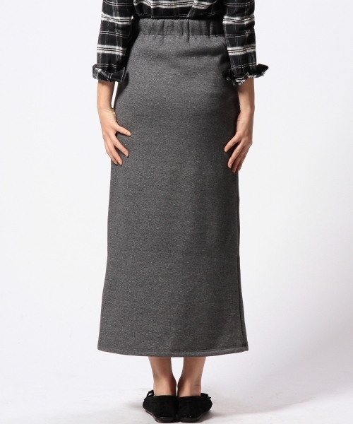 UNITED ARROWS（ユナイテッドアローズ）の「SFL ウラケ マキシ スカート ◆（スカート・レディース・ブラック/ダークグレー・フリー）」の5枚目の写真