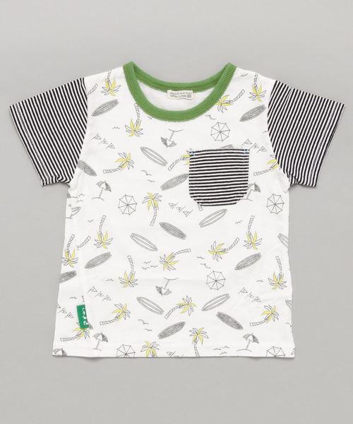 RAGMART(ラグマート)の「半袖Tシャツ(Tシャツ/カットソー・キッズ・オフホワイト/ブルー・100cm/120cm/130cm/110cm)」の10枚目の写真