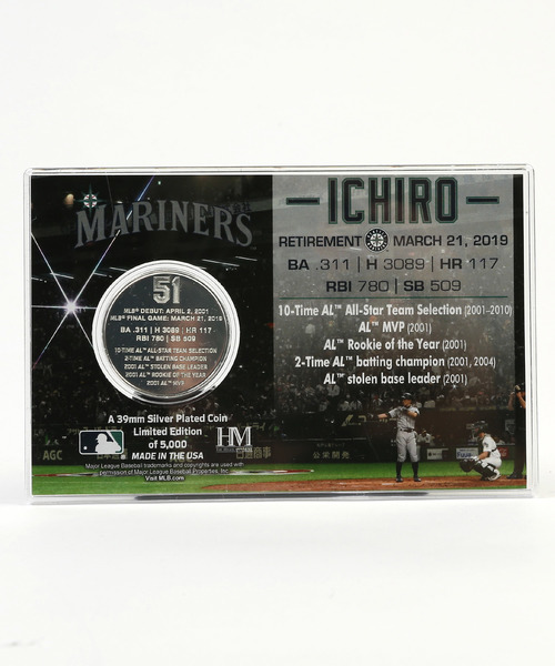 Rocky Monroe（ロッキーモンロー）の「イチロー引退記念5000個限定