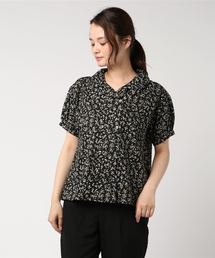 ehka sopo | 花柄Ｗブレスト開襟シャツ(シャツ/ブラウス)