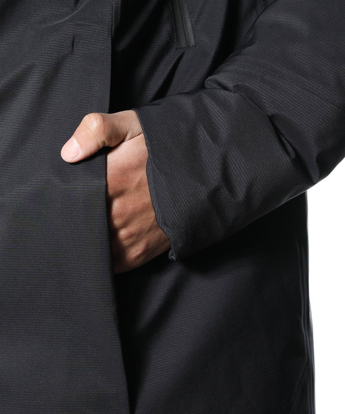ATTACHMENT（アタッチメント）の「透湿防水３レイヤーフーデットダウンコート（ダウンジャケット/コート・メンズ・カーキ/ブラック/グレー・2/3/1）」の11枚目の写真