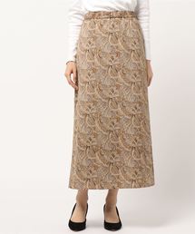 LOWRYS FARM | ペイズリー／カラーフレアスカート　863172(スカート)