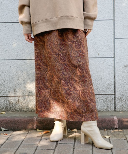 FR2 エフアールツー ペイズリー柄スカート LOWRYS FARM（ローリーズ