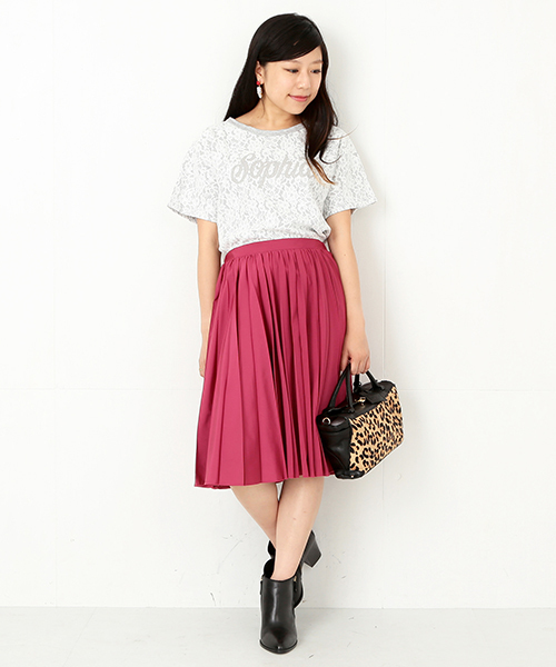 Ray BEAMS（レイビームス）の「Ray BEAMS / タフタプリーツ スカート（スカート・レディース・ブラック/グリーン/バイオレット・0/1）」の13枚目の写真