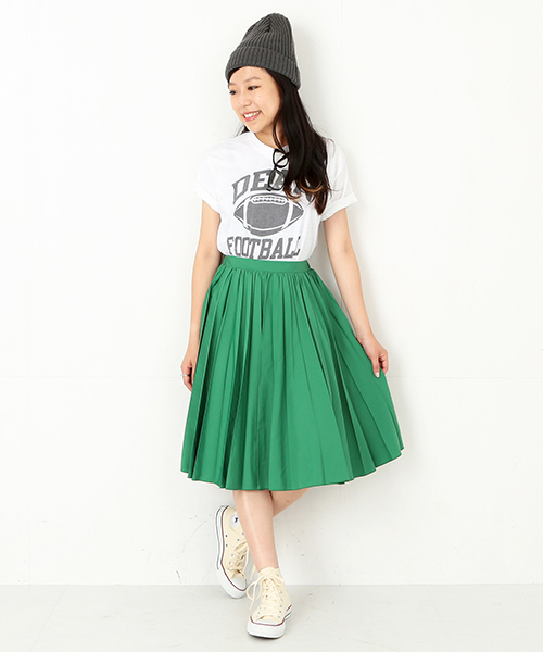 Ray BEAMS（レイビームス）の「Ray BEAMS / タフタプリーツ スカート（スカート・レディース・ブラック/グリーン/バイオレット・0/1）」の14枚目の写真