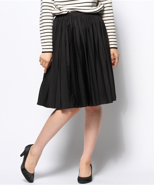 Ray BEAMS（レイビームス）の「Ray BEAMS / タフタプリーツ スカート（スカート・レディース・ブラック/グリーン/バイオレット・0/1）」の15枚目の写真