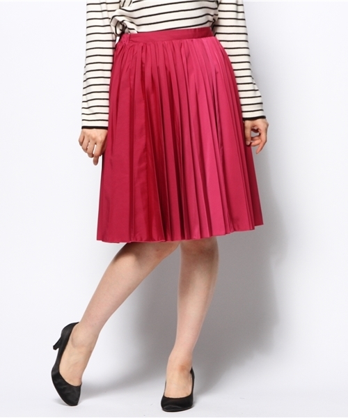 Ray BEAMS（レイビームス）の「Ray BEAMS / タフタプリーツ スカート（スカート・レディース・ブラック/グリーン/バイオレット・0/1）」の16枚目の写真