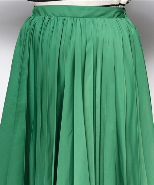 Ray BEAMS（レイビームス）の「Ray BEAMS / タフタプリーツ スカート（スカート・レディース・ブラック/グリーン/バイオレット・0/1）」の6枚目の写真