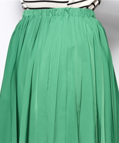 Ray BEAMS（レイビームス）の「Ray BEAMS / タフタプリーツ スカート（スカート・レディース・ブラック/グリーン/バイオレット・0/1）」の7枚目の写真