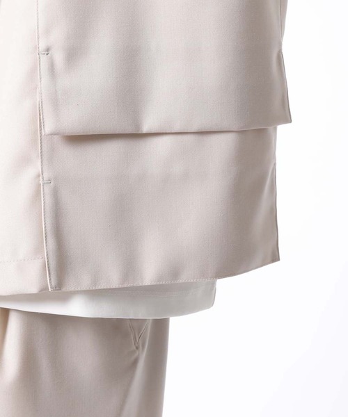 ADAM ET ROPE'(アダムエロペ)の「【NIKKE】CELL SARGE タクティカルベスト(ベスト・メンズ・ホワイト系その他/ブラック系その他・M/L/LL)」の8枚目の写真