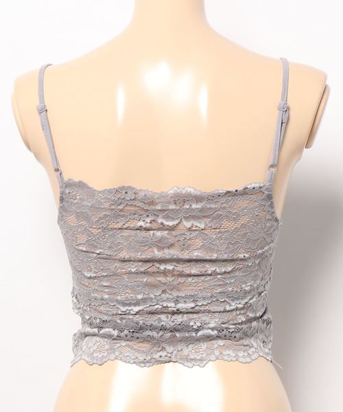 ENVYM（アンビー）の「レースタイトキャミ（キャミソール・レディース・ホワイト/ブラック/ベージュ/グレー/カーキ/ピンク・FREE）」の8枚目の写真