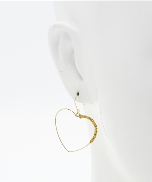 B:MING by BEAMS(ビーミングバイビームス)の「ビーミング by ビームス / ラメコード巻きピアス(ピアス(両耳用)・レディース・その他1/その他2/その他3・ONE SIZE)」の5枚目の写真