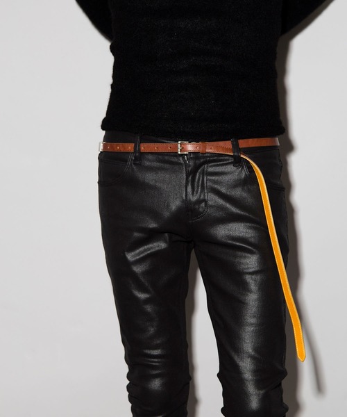 NO ID.（ノーアイディ）の「ナローリバーシブルドリップベルト（ベルト・メンズ・イエロー・ONE SIZE）」の6枚目の写真