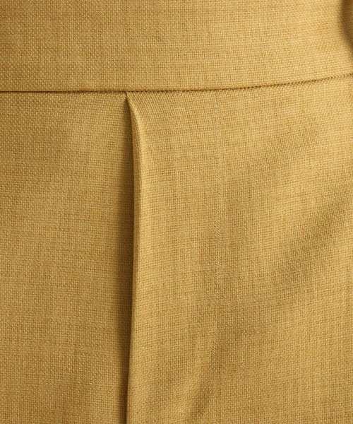grove（グローブ）の「【S-LL】接触冷感/防シワ/毛玉になりにくい/洗えるクロップドテーパードパンツ（その他パンツ・レディース・ネイビー/イエロー/ライトベージュ/ブラウン系・01/02/03/04）」の7枚目の写真