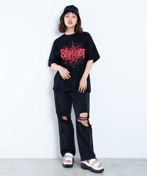 WEGO（ウィゴー）の「∴WEGO/Slipknot 別注Tシャツ（Tシャツ/カットソー・メンズ・ブラック・LARGE/MEDIUM）」の15枚目の写真