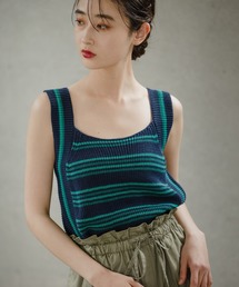 niko and... | コットン麻ニットタンクトップ(タンクトップ)