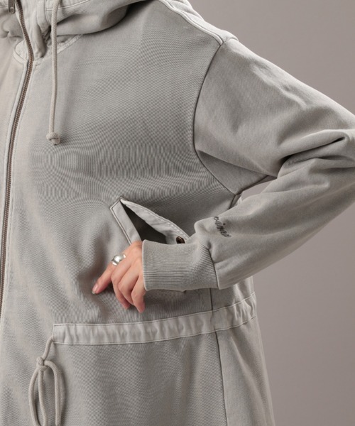 オーバーサイズ ジップフーディー/ OVERSIZE ZIP HOODIE