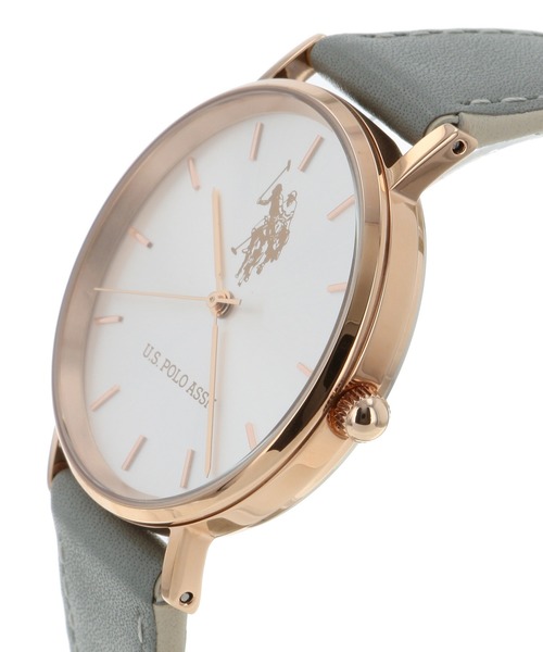 U.S. POLO ASSN.(ユーエスポロアッスン)の「【U.S. POLO ASSN.】ユーエスポロアッスン 腕時計 US-1F ペールカラー 36mm クォーツ(アナログ腕時計・レディース・ライトブルー/グレイッシュベージュ/ベビーピンク・FREE)」の6枚目の写真