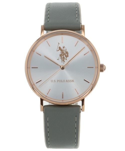 U.S. POLO ASSN.(ユーエスポロアッスン)の「【U.S. POLO ASSN.】ユーエスポロアッスン 腕時計 US-1F ペールカラー 36mm クォーツ(アナログ腕時計・レディース・ライトブルー/グレイッシュベージュ/ベビーピンク・FREE)」の5枚目の写真