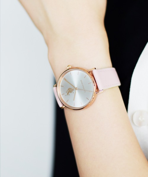 U.S. POLO ASSN.(ユーエスポロアッスン)の「【U.S. POLO ASSN.】ユーエスポロアッスン 腕時計 US-1F ペールカラー 36mm クォーツ(アナログ腕時計・レディース・ライトブルー/グレイッシュベージュ/ベビーピンク・FREE)」の19枚目の写真