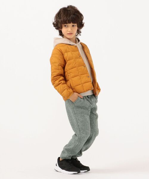 TAION（タイオン）の「【WEB限定】TAION:キッズ ダウン ジャケット(100～140cm)（ダウンジャケット/コート・キッズ・ライトブルー/ブラック/ベージュ/ネイビー/オレンジ/グリーン/ライトグリーン/グレー/イエロー・100/110/120/130/140）」の14枚目の写真