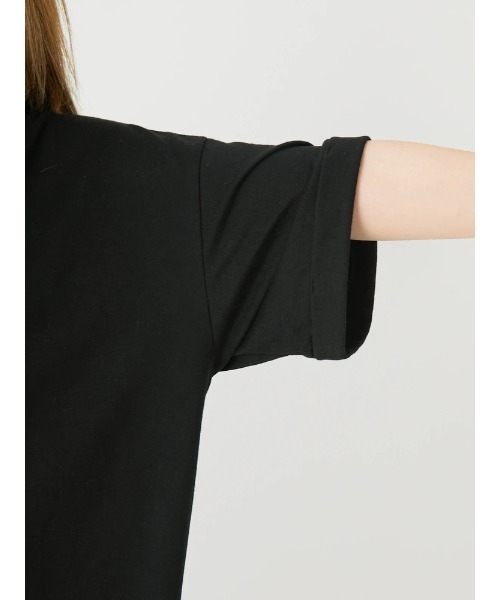 トップスローズプリントbigte Tシャツ カットソー Ank Rouge アンクルージュ のファッション