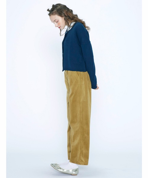 シロップ．（シロップ．）の「ボタンがかわいいニットカーディガン（カーディガン/ボレロ・レディース・ブルー/パープル・MEDIUM/XX-LARGE/SMALL/LARGE/X-LARGE）」の5枚目の写真
