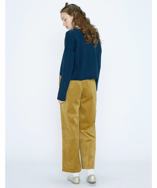 シロップ．（シロップ．）の「ボタンがかわいいニットカーディガン（カーディガン/ボレロ・レディース・ブルー/パープル・MEDIUM/XX-LARGE/SMALL/LARGE/X-LARGE）」の6枚目の写真