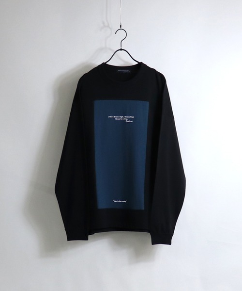 Confirm(コンファーム)の「Confirm / コンファーム ボックス切り替えビッグロンT(Tシャツ/カットソー・メンズ・ブラック/ホワイト/ホワイト系その他・FREE)」の3枚目の写真