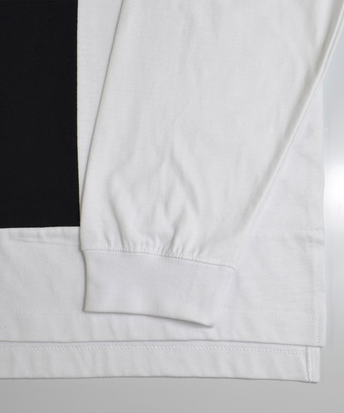 Confirm(コンファーム)の「Confirm / コンファーム ボックス切り替えビッグロンT(Tシャツ/カットソー・メンズ・ブラック/ホワイト/ホワイト系その他・FREE)」の17枚目の写真
