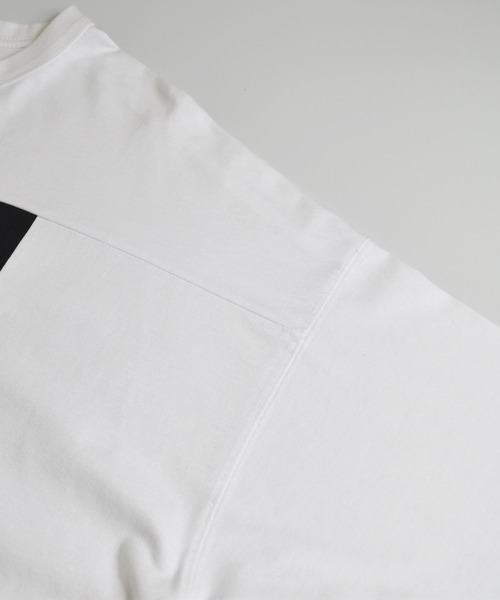 Confirm(コンファーム)の「Confirm / コンファーム ボックス切り替えビッグロンT(Tシャツ/カットソー・メンズ・ブラック/ホワイト/ホワイト系その他・FREE)」の14枚目の写真