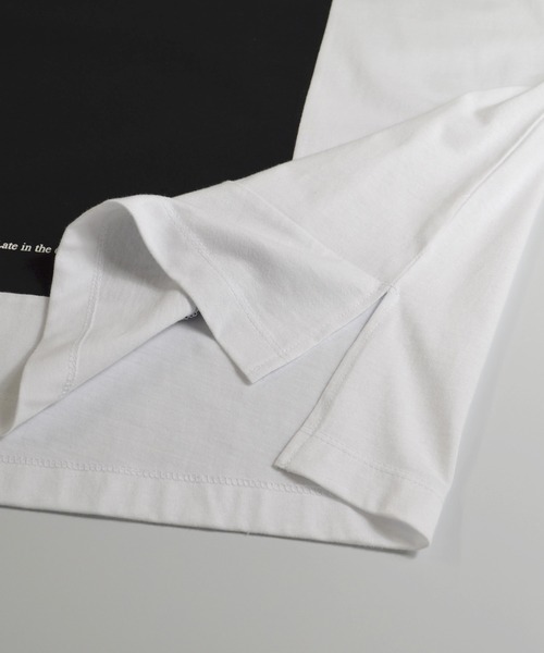 Confirm(コンファーム)の「Confirm / コンファーム ボックス切り替えビッグロンT(Tシャツ/カットソー・メンズ・ブラック/ホワイト/ホワイト系その他・FREE)」の5枚目の写真