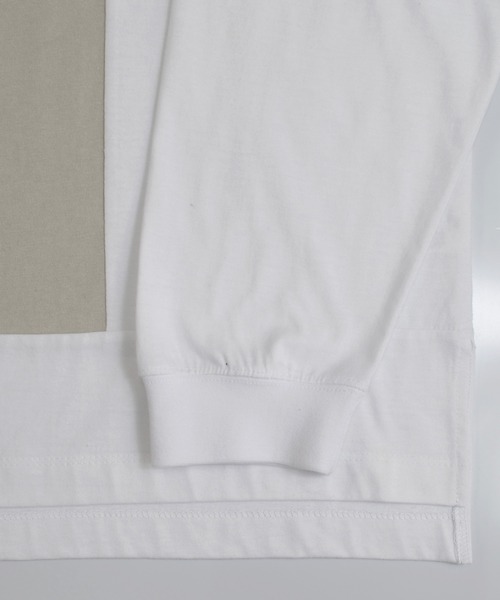 Confirm(コンファーム)の「Confirm / コンファーム ボックス切り替えビッグロンT(Tシャツ/カットソー・メンズ・ブラック/ホワイト/ホワイト系その他・FREE)」の4枚目の写真