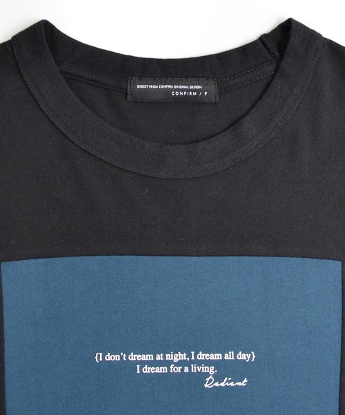 Confirm(コンファーム)の「Confirm / コンファーム ボックス切り替えビッグロンT(Tシャツ/カットソー・メンズ・ブラック/ホワイト/ホワイト系その他・FREE)」の15枚目の写真