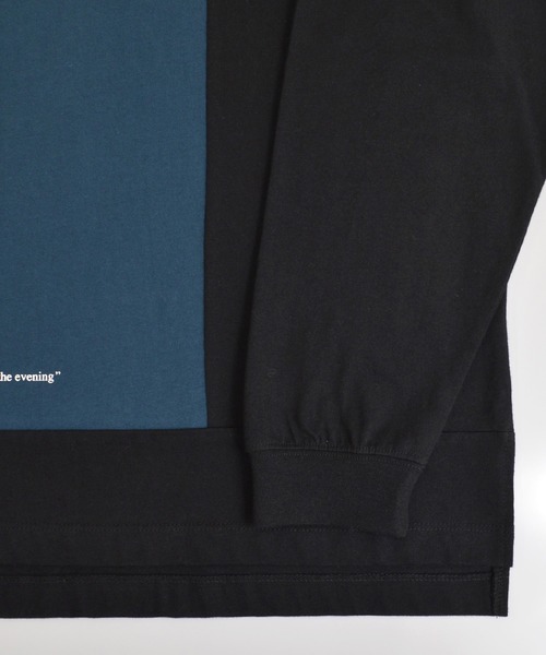 Confirm(コンファーム)の「Confirm / コンファーム ボックス切り替えビッグロンT(Tシャツ/カットソー・メンズ・ブラック/ホワイト/ホワイト系その他・FREE)」の8枚目の写真