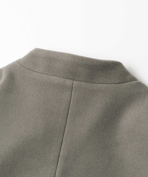 Chillfar（チルファー）の「ノーカラーコート（ノーカラーコート・レディース・アイボリー/チャコール/ブラック/グリーン/ブルー/ベージュ/ブラウン・MEDIUM/LARGE）」の11枚目の写真