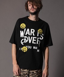 mt6860-5.6OZコットン天竺 ラバーPT&サガラワッペン　ビックシルエット Tシャツ