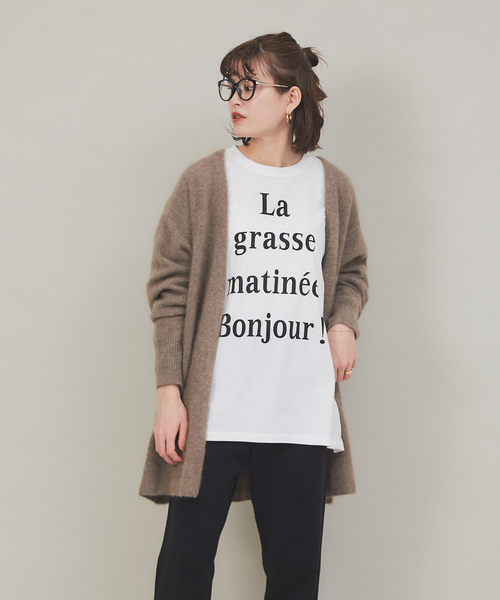 Rouge vif(ルージュヴィフ)の「ロゴロンT(Tシャツ/カットソー・レディース・ホワイト・フリー)」の1枚目の写真
