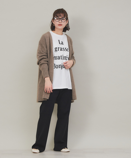 Rouge vif(ルージュヴィフ)の「ロゴロンT(Tシャツ/カットソー・レディース・ホワイト・フリー)」の5枚目の写真