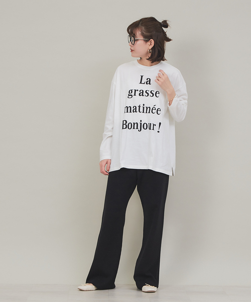 Rouge vif(ルージュヴィフ)の「ロゴロンT(Tシャツ/カットソー・レディース・ホワイト・フリー)」の8枚目の写真