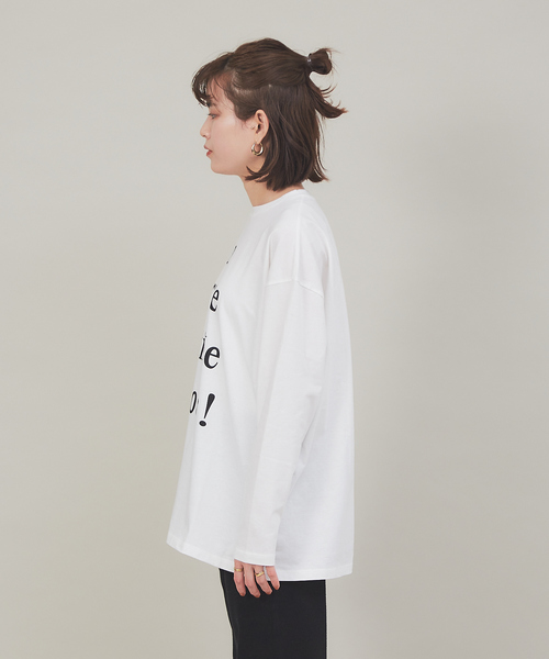 Rouge vif(ルージュヴィフ)の「ロゴロンT(Tシャツ/カットソー・レディース・ホワイト・フリー)」の3枚目の写真