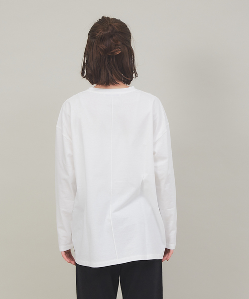 Rouge vif(ルージュヴィフ)の「ロゴロンT(Tシャツ/カットソー・レディース・ホワイト・フリー)」の4枚目の写真