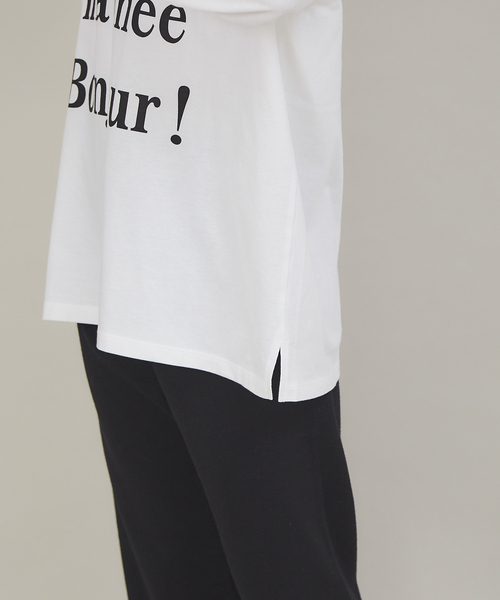 Rouge vif(ルージュヴィフ)の「ロゴロンT(Tシャツ/カットソー・レディース・ホワイト・フリー)」の6枚目の写真