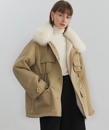 【Fano Studios】Fox fur military boa jacket FD20W244