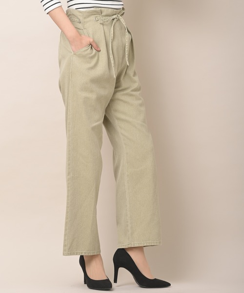 rps（アールピーエス）の「ハトメタックパンツ（その他パンツ・レディース・ブラック/パープル/ブルー/グリーン/アイボリー・M）」の3枚目の写真