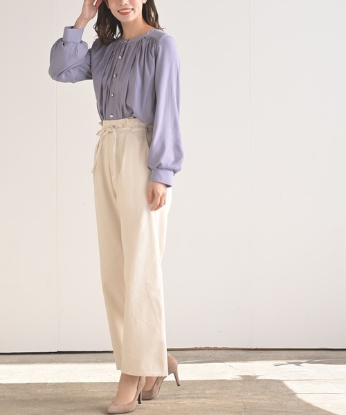 rps（アールピーエス）の「ハトメタックパンツ（その他パンツ・レディース・ブラック/パープル/ブルー/グリーン/アイボリー・M）」の14枚目の写真