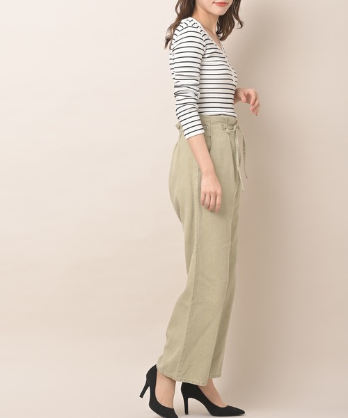 rps（アールピーエス）の「ハトメタックパンツ（その他パンツ・レディース・ブラック/パープル/ブルー/グリーン/アイボリー・M）」の18枚目の写真